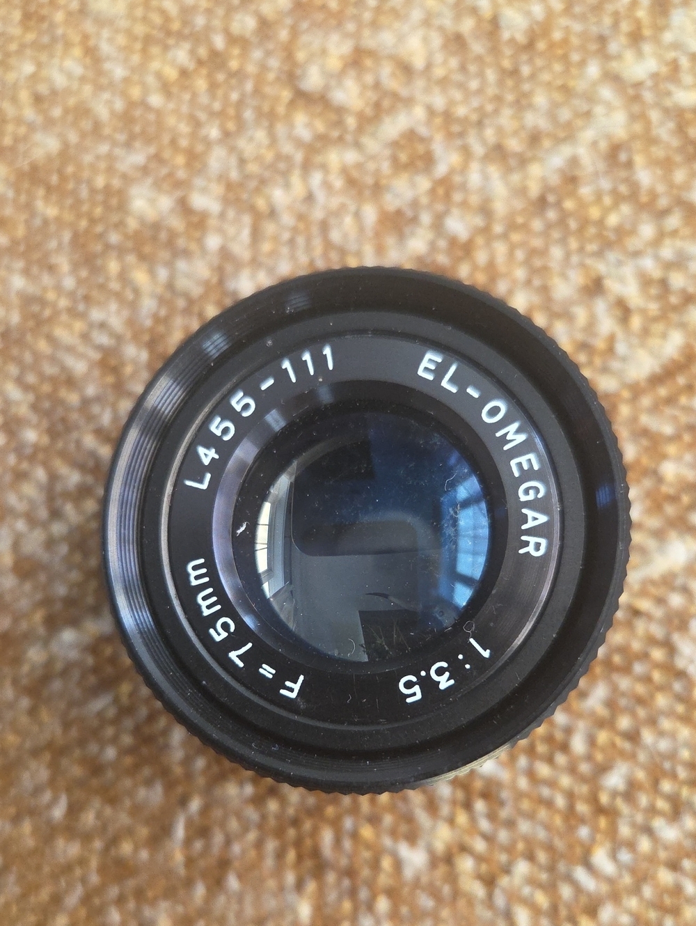 EL-Omegar 75mm f/3.5 Prime Lens - Black